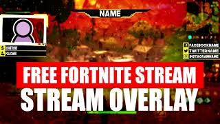 free fortnite stream overlay template psd download - free fortnite stream overlay