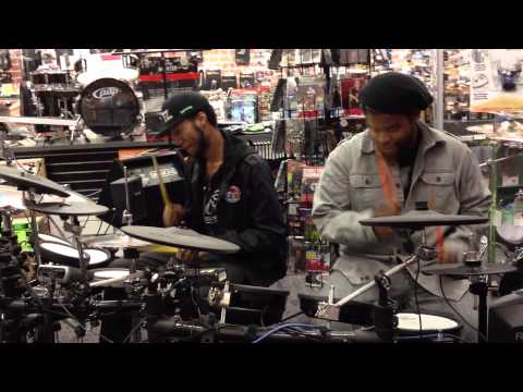 Jay Vernor(Bear) | at Guitar Center with Darris Robins