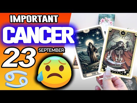 Cancer ♋❌IMPORTANT🚨DON'T TRUST ANYONE😰 horoscope for today SEPTEMBER 23 2025 ♋ #cancer tarot