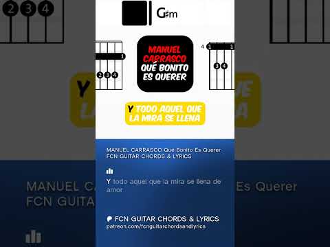 Que Bonito Es Querer - Manuel Carrasco
