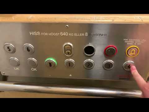 EPIC FAIL! Modernized 1964 Unknown Traction Elevator At Postgangen 3 In Solna, Sweden