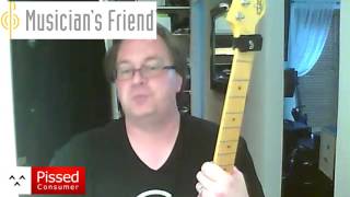 Musicians Friend - Don't buy a use item from them
