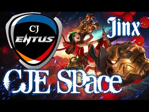 CJ Entus Space JINX vs Draven - League of Legends Ranked Game Korea