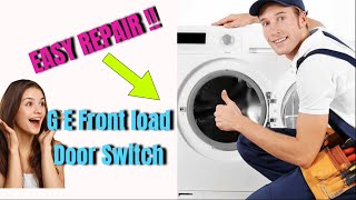 Fix: GE Front load washer door lock switch ... easy replace