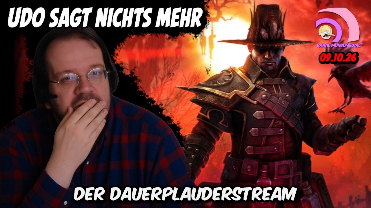 UDO und Gaming zum Einschlafen. UDO SAGT NIX MER und Plaudert durchgehend! 09.10.26 #UdoUltras