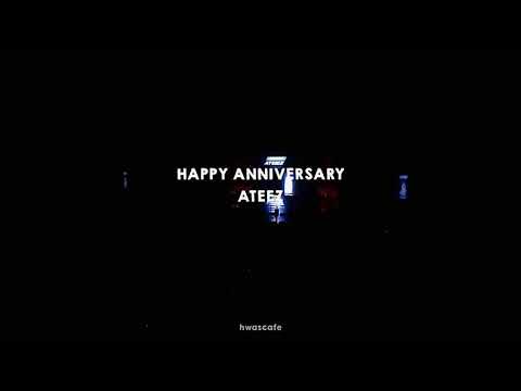 Happy Anniversary ATEEZ 🎉🎉♥️♥️ #ATEEZanniversary #HappyAnniversaryATEEZ #ATEEZ #ATINY #KPOP(1)