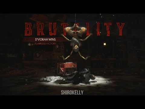 Mortal Kombat 11 : D'Vorah New Brutality | creepy crawler Brutality