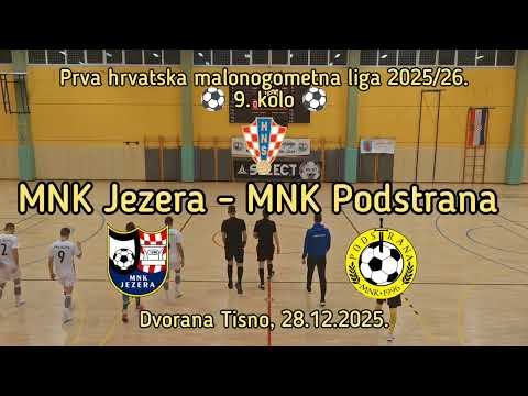 Prva HMNL 2025/26. - 9. kolo - MNK Jezera - MNK Podstrana