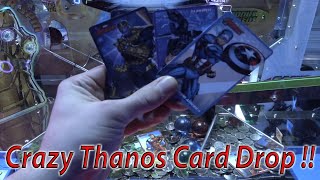 Finally The RARE Thanos Marvel Card Dropped !  ... Quick Wicked Coin Push Time 😎