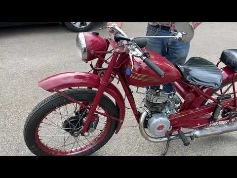 Veteranmotorcykel, Husqvarna 228 Rödmyra