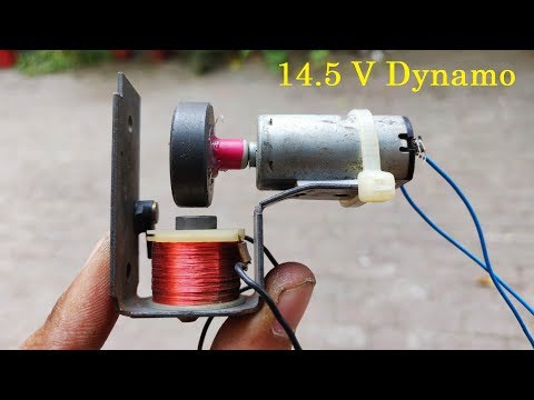 Homemade Generator Idea with Motor 2018 Video