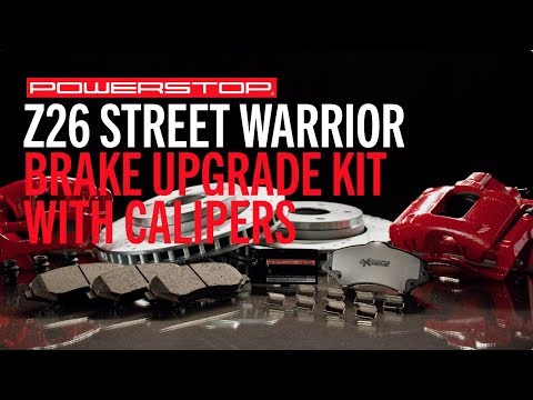 Z26 Street Warrior Upgrade Brake Kit w/ Powder Coated Calipers | PowerStop
