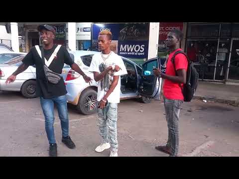 Mbida D ft Ceezy Fyah - Freestyle in Harare CBD