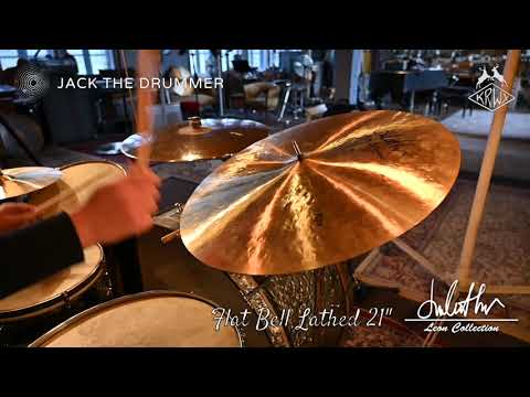 Leon Collection cymbal LATHED Flat Bell ride 21", 1850 gr