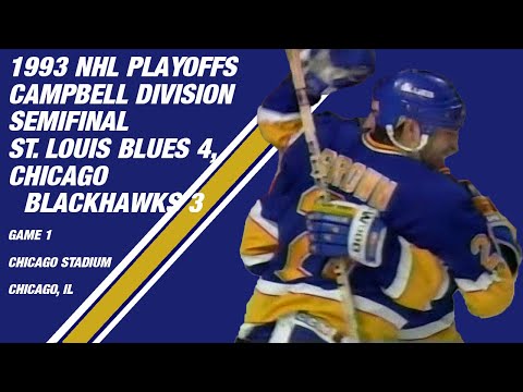 1993 Campbell Conference Semifinals: St. Louis Blues at Chicago Blackhawks
