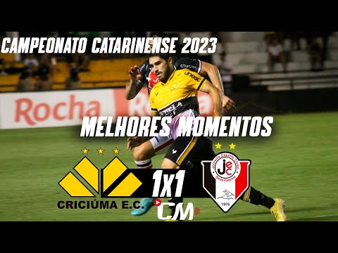 CRICIÚMA 1 X 1 JOINVILLE | MELHORES MOMENTOS | CAMPEONATO CATARINENSE 2023
