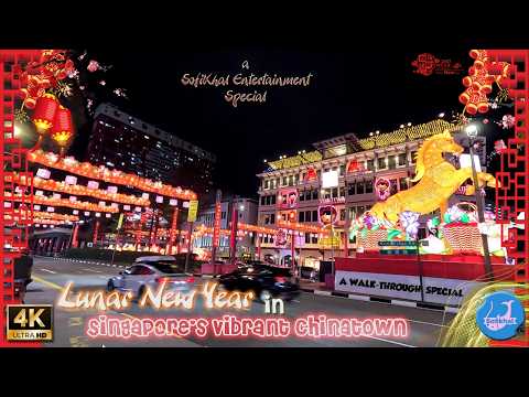 Lunar New Year in Singapore's Vibrant Chinatown |2026| 4K