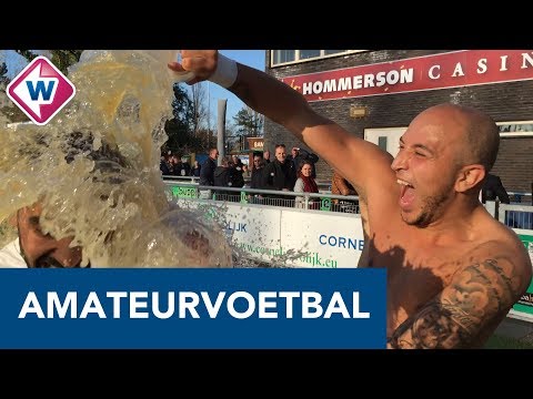 Aldogan maakt 5 goals voor Scheveningen, daarom krijgt hij een bierdouche - OMROEP WEST SPORT