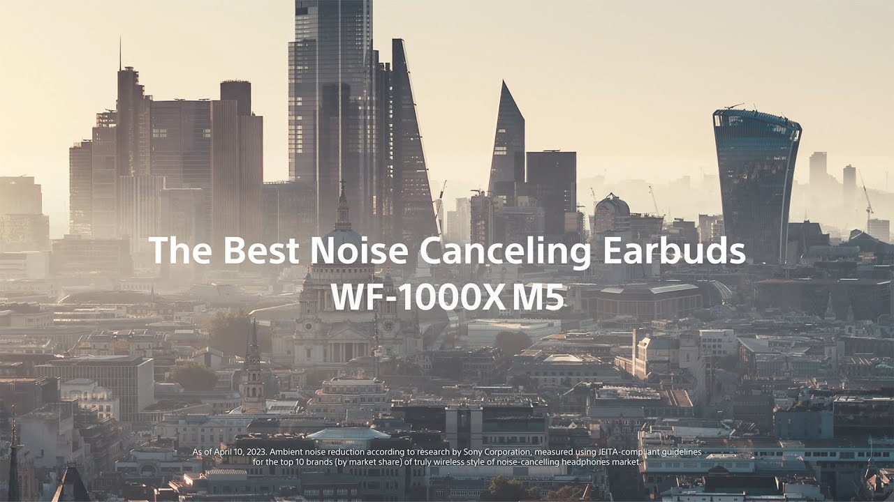 Sony The Best Truly Wireless Noise Canceling Earbuds | Black | WF1000XM5/B | True Wireless Kopfhörer