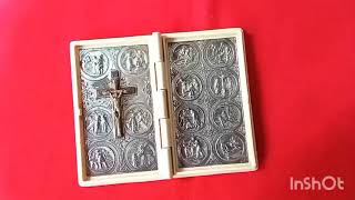 Vintage Stations Of The Cross Via Crisis In Backlite Pocket Holy Case