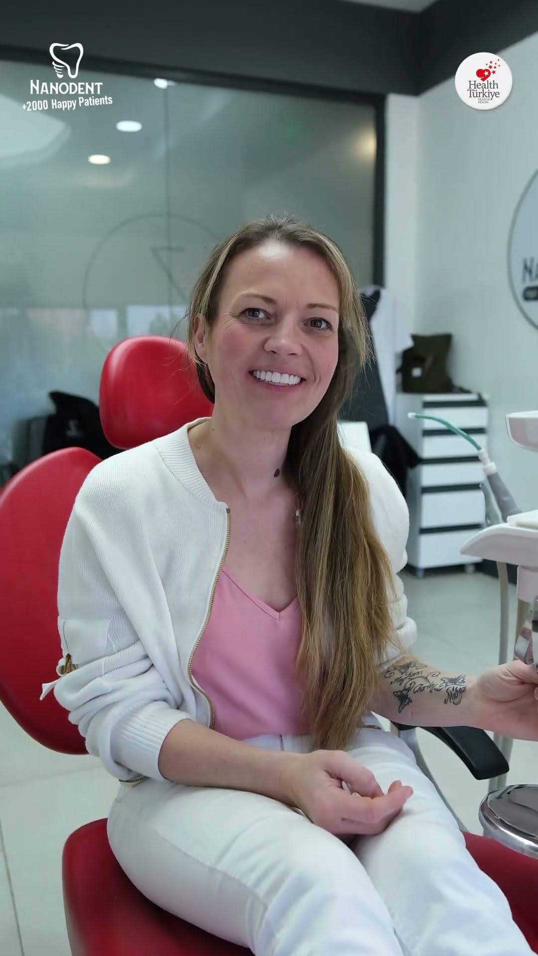 Patient video review at Nanodent Centre Turkey — let's keep smiling together