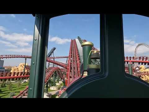 Fluff Choco Chip Creek front row POV 4K - Energylandia 2025