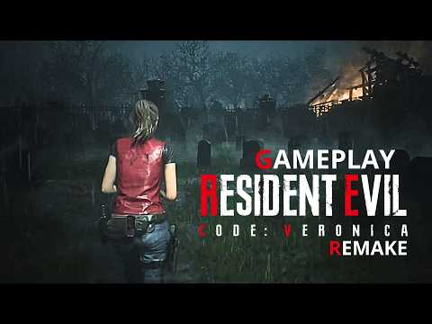 Resident Evil Code Veronica Remake Claire & Chris Redfield Gameplay