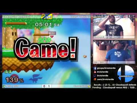 SW31 Losers' Semifinals - NEG | TS3D (Jigglypuff) vs Cloudsquall (Fox)