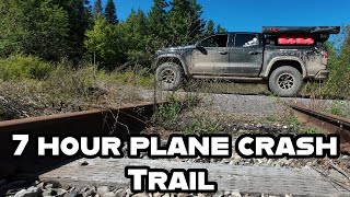 7 Hour Plane Crash Trail from Wisconsin to Michigan  #chevyoffroading #offroad #overlanding #camping