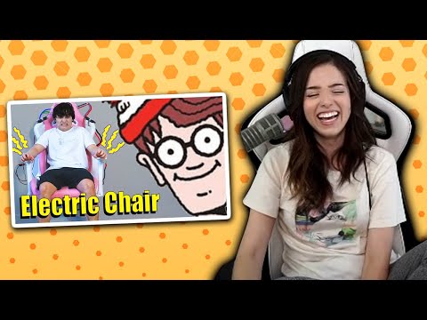 Pokimane reacts to Michael Reeves: If You Can't Find Waldo You Get Tazed