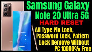 Samsung Galaxy Note 20 Ultra 5G Hard Reset ll All Type Pin, Password, Pattern Lock Remove Without PC