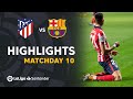 Highlights Atletico Madrid vs FC Barcelona (1-0)