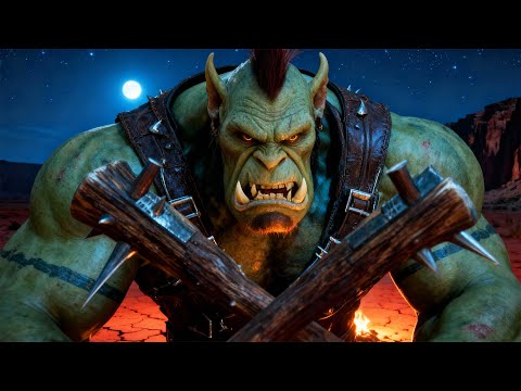 Durotar at Midnight Remastered - World of Warcraft AI Cinematic