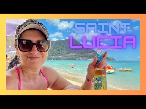 Saint Lucia , Caribbean paradise ! Enchanted Princess cruise , port day .