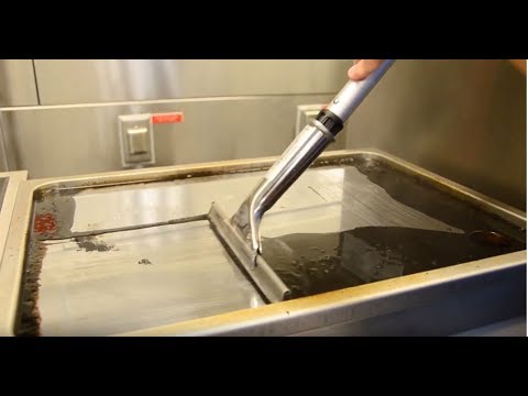 Griddle cleaning demo with Scotch-Brite Griddle Cleaning System