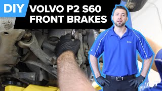 How To Replace Volvo P2 S60 Front Brakes DIY (S60, S80, XC70, V70)