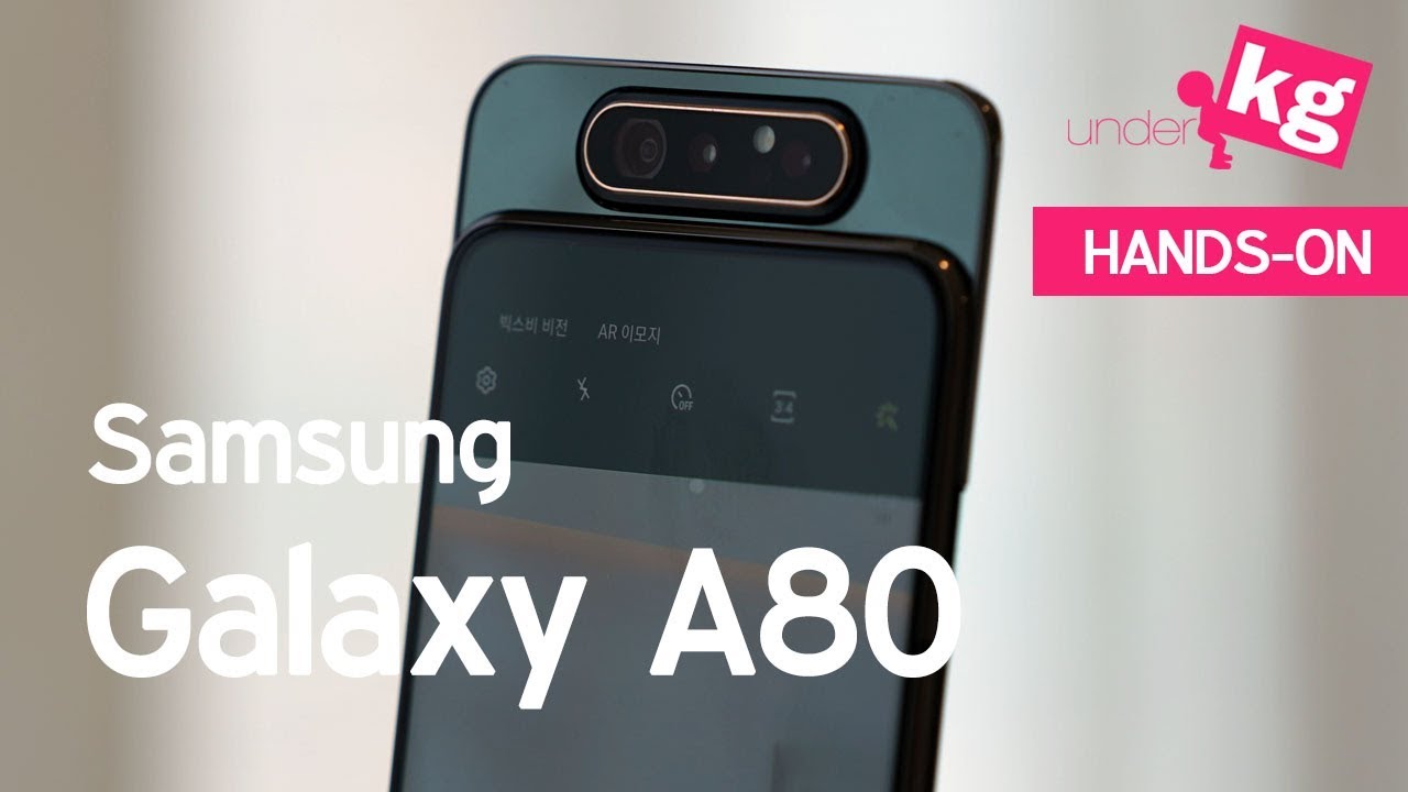 Samsung Also Going Crazy with Camera! Galaxy A80 Hands-on [4K]