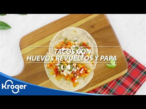 Tacos con Huevos Revueltos y Papa | Hispanic Food & Recipes | Kroger