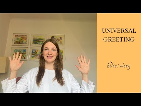 Universal Greeting as passed on to me by Grand Gong Master Don Conreaux English / Deutsch