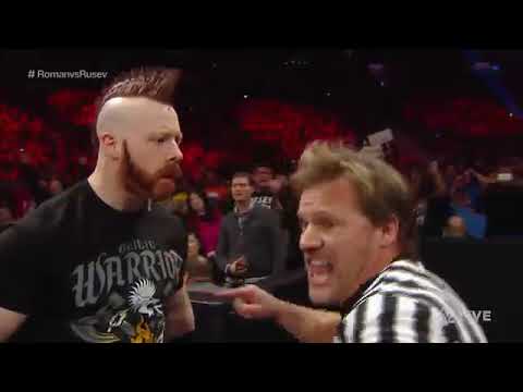 Roman Reigns vs. Rusev – Special Guest Referee Chris Jericho: Raw,