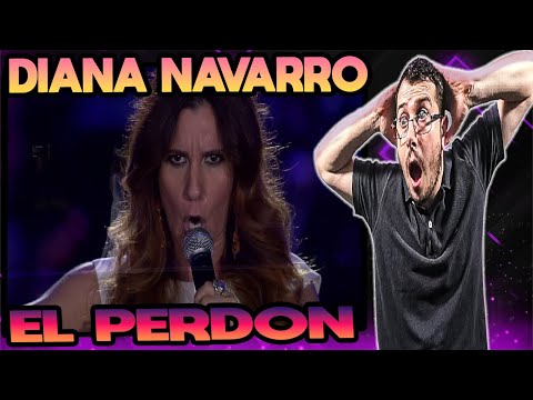 Italiano reacciona a Diana Navarro-  El Perdon ( En Vivo )