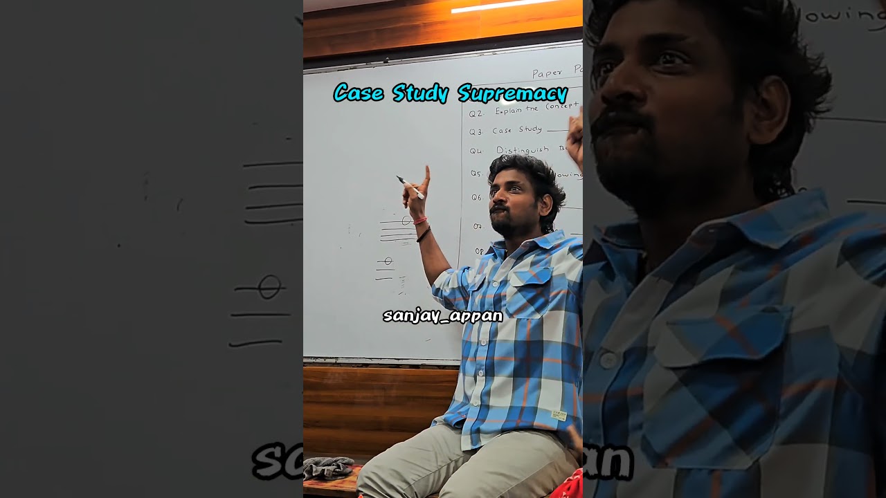 How to solve case Study? | Sanjay Appan | #commerce #examtips