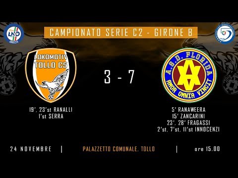 LOKOMOTIV TOLLO C5 3 - 7 Florida (7^ Giornata Campionato Serie C2 - Girone B)