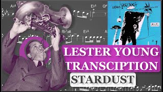 Lester Young - Stardust (Bb) Transcription