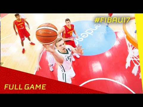 Lithuania v Spain - 3rd Place - Full Game - FIBA U17 World Championship 2016