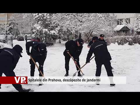 Spitalele din Prahova, deszăpezite de jandarmi