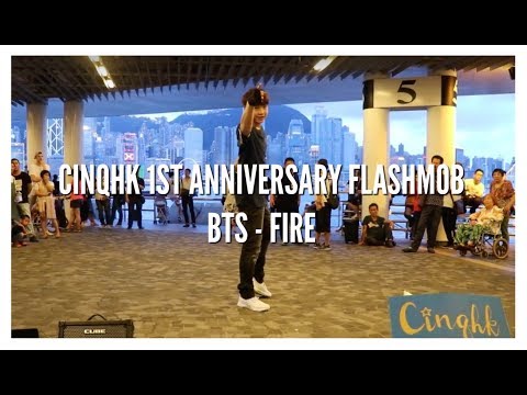 [ CINQHK ] 1ST ANNIVERSARY FLASHMOB #2 || BOY SOLO DANCE : BTS FIRE