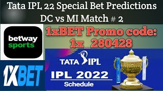 Tata IPL 22 Special Bet Predictions DC vs MI Match # 2