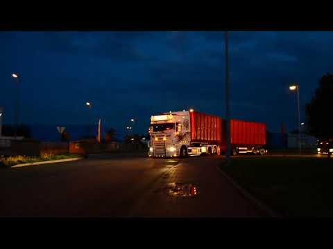 Scania R420 - Argman CZ+Scania R730 V8 - Alegria open pipe sound  [HD]