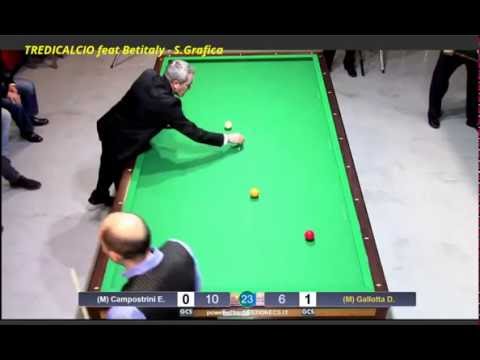 CAMPOSTRINI vs GALLOTTA - 1^ PROVA BILIARDO BTP 2016/17 DESIO